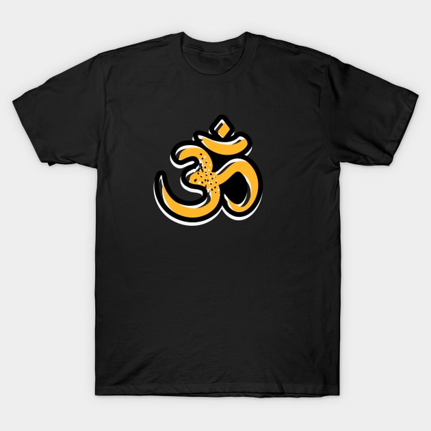 Om Sign Buddhism Zen Spirituality Meditation T-Shirt by Foxxy Merch